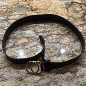 SHEIN Black and Gold Belt Classic Accessory